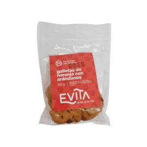 Galleta de Naranja Arandanos GF 40gr Evita