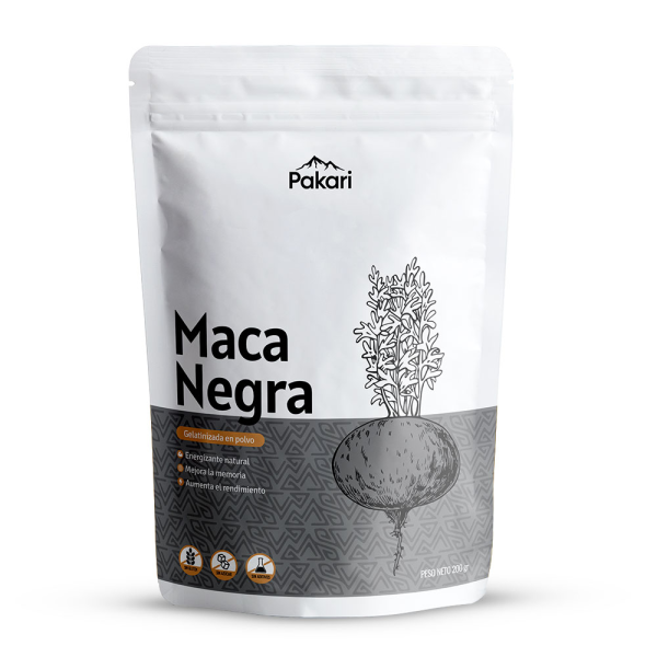 Harina de Maca Negra 200gr Pakari