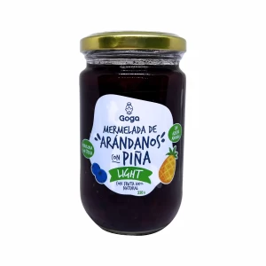 Mermelada de Piña Y Arandanos C_ Stevia 340gr Goga