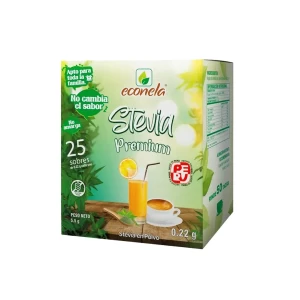 Stevia Premium 25 sobres Econela - Imagen 1