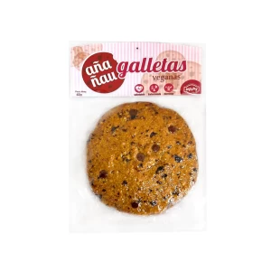 Galletas Veganas C/Chips de Fresa 60gr Añañau - Imagen 1